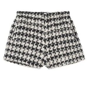 Anine Bing Lyle Houndstooth Shorts